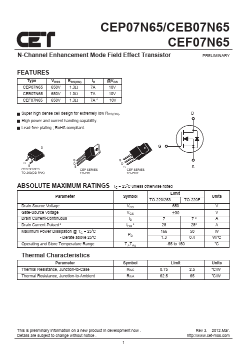 CEF07N65