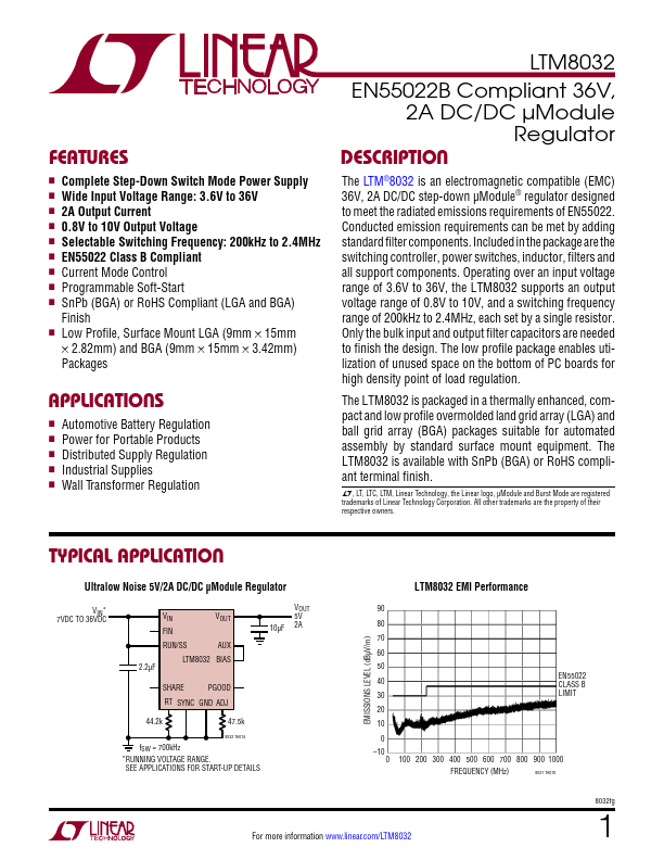 LTM8032 Linear