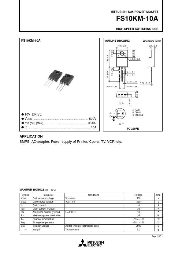 FS10KM-10A Mitsubishi