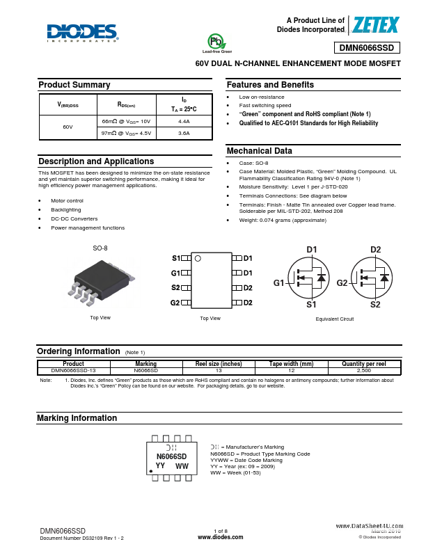 DMN6066SSD