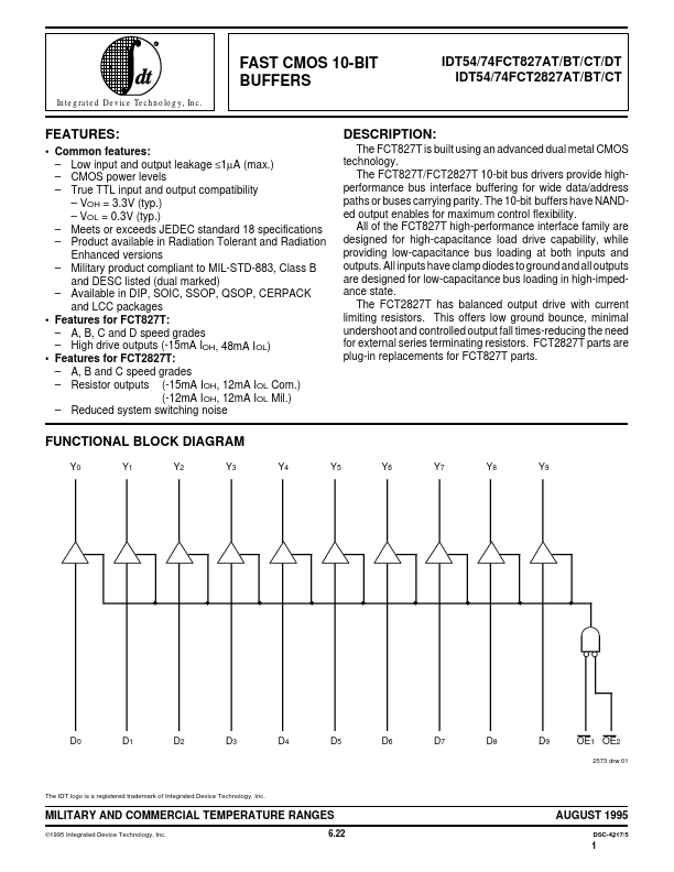 IDT74FCT2827AT