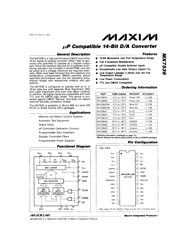 MX7536 Maxim
