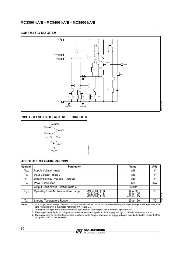 MC33001