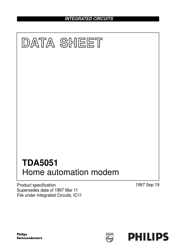 <?=TDA5051?> डेटा पत्रक पीडीएफ