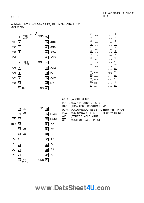 UPD4218160G5-60-7JF