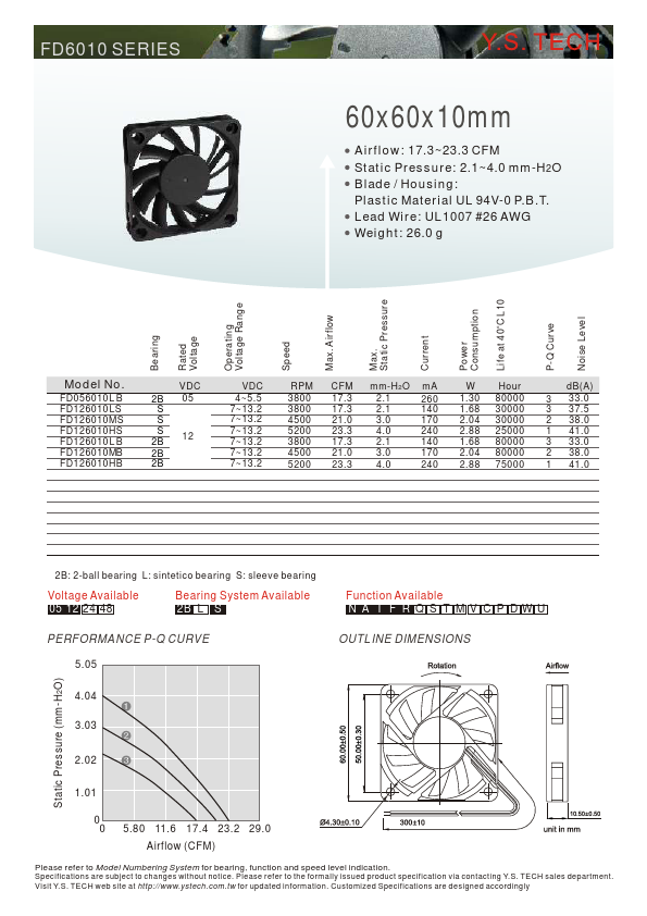 FD126010MS YS Tech