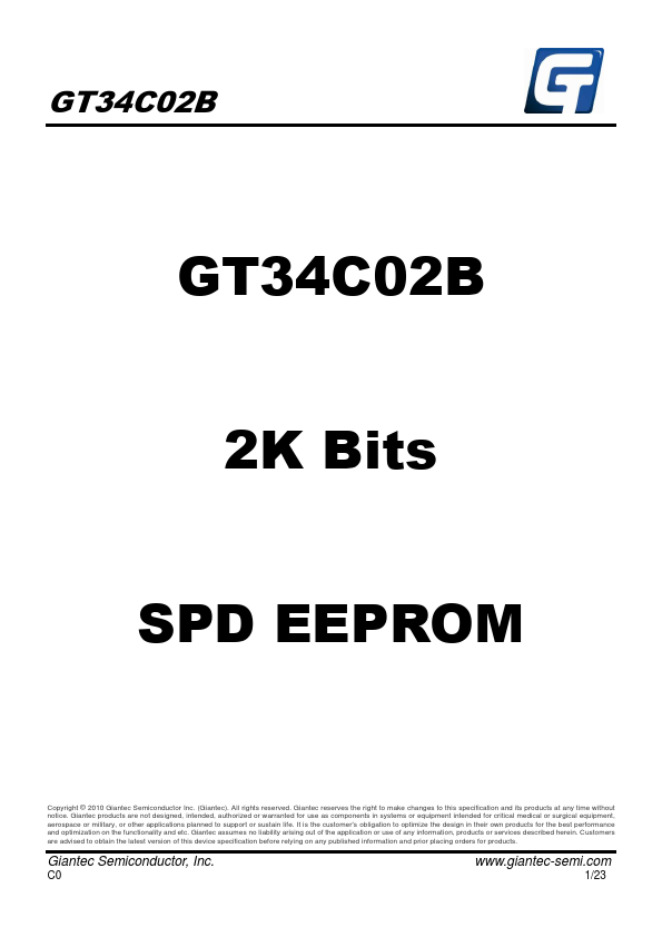 GT34C02B